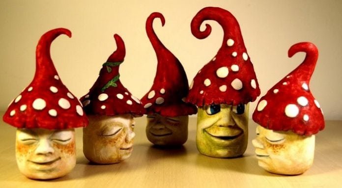 Unusual Mushroom Fairy House Artistic Steps Craft Projects For