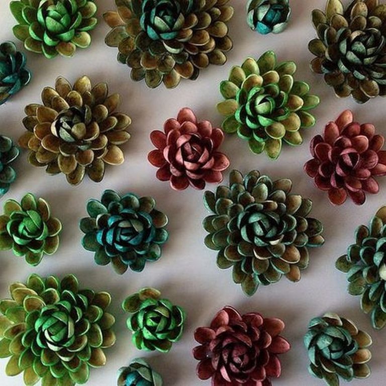 Beautiful Pistachio Shell Flowers Creative Step Project Craft