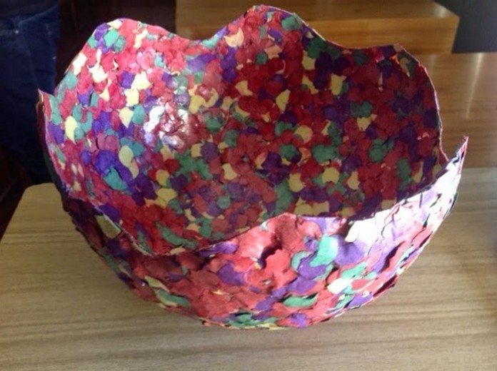 Fun Confetti Bowl Project - 3 Steps