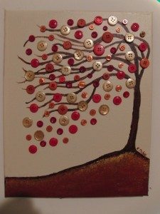 Button Tree Wall Art