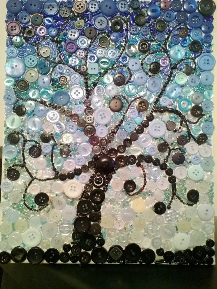 Button Tree Wall Art