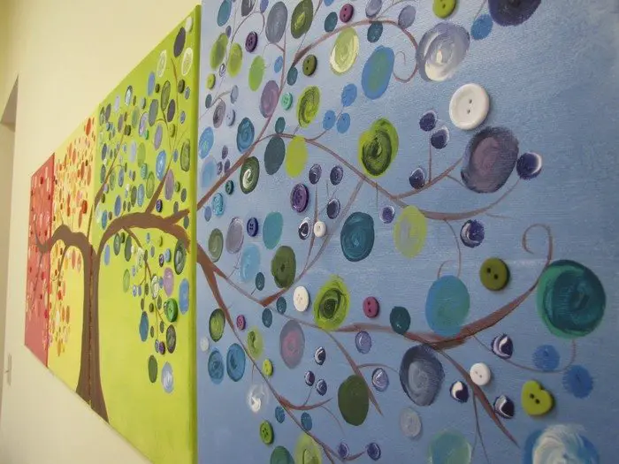 Button Tree Wall Art