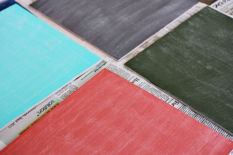 Coloured Chalkboards