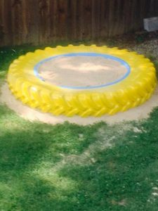 Tractor Tire Sandbox