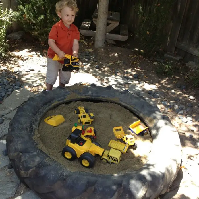Tractor Tire Sandbox