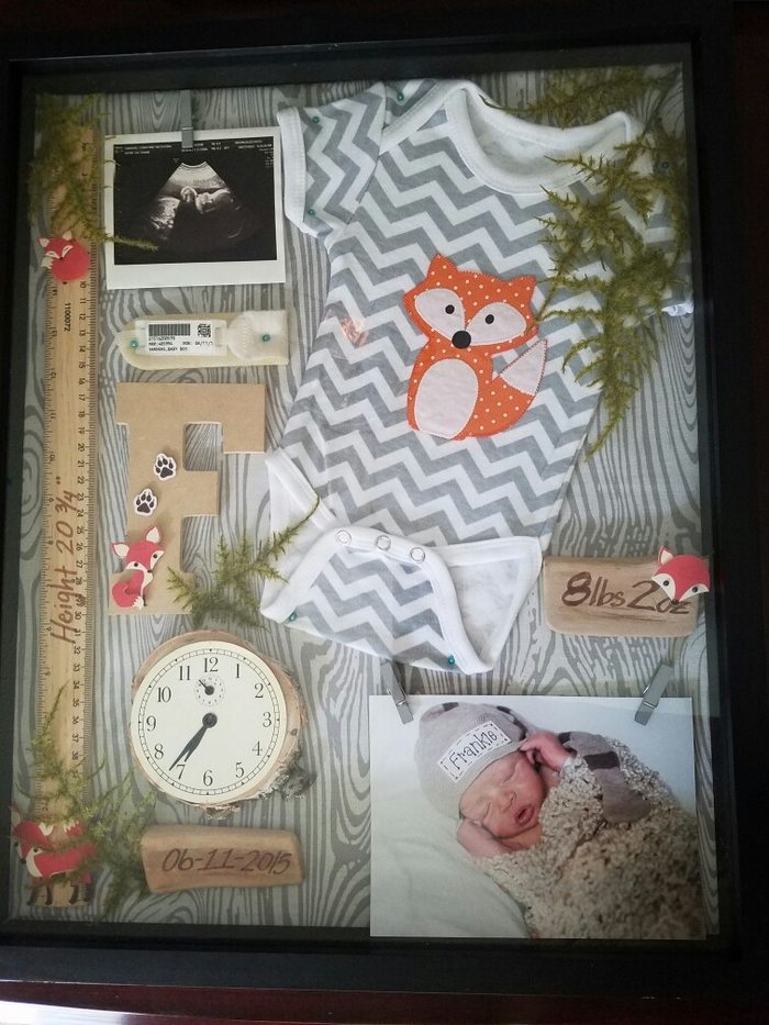 Baby Memories Shadow Box