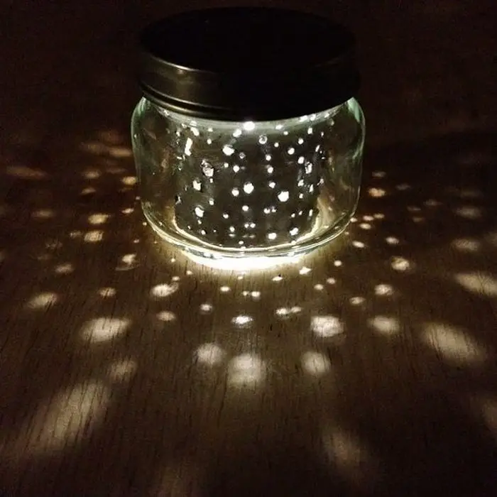 DIY Constellation Jar Lamp