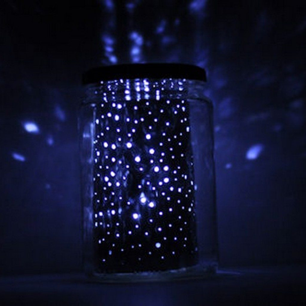 DIY Constellation Jar Lamp