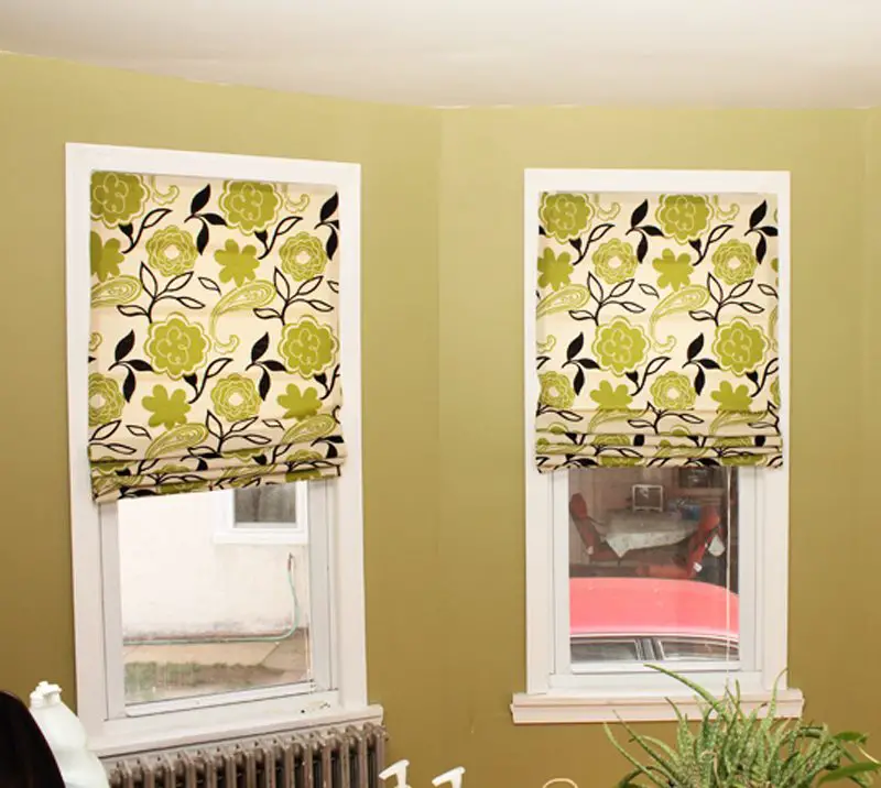 How to turn old window blinds into roman shades  Craft 