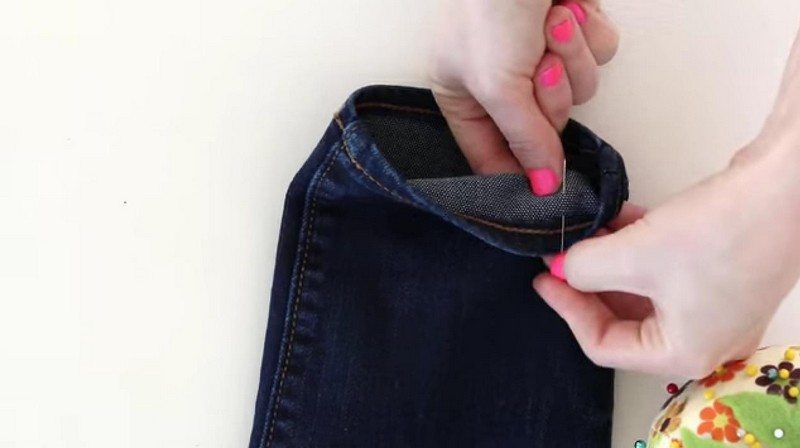 How to hem jeans fast and easy