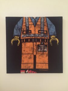 Old T-Shirt Turned Canvas Art