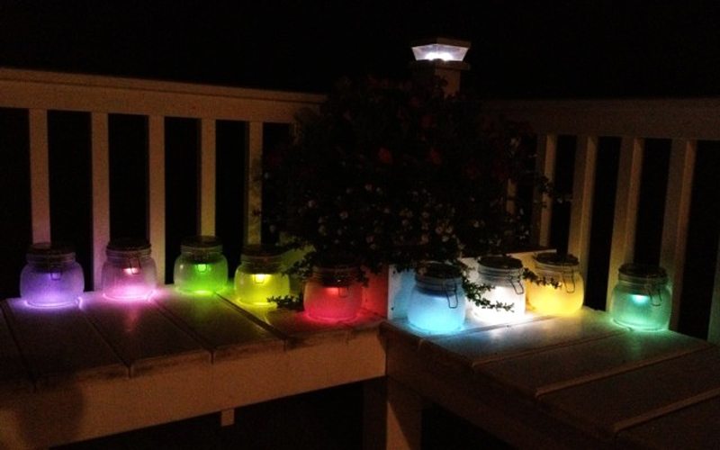 DIY Solar Lights Jar