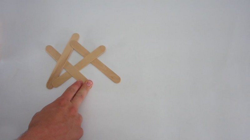 Chain reaction popsicle stick bombs