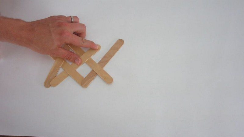 Chain reaction popsicle stick bombs