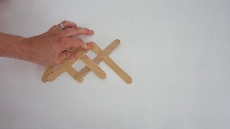 Chain reaction popsicle stick bombs