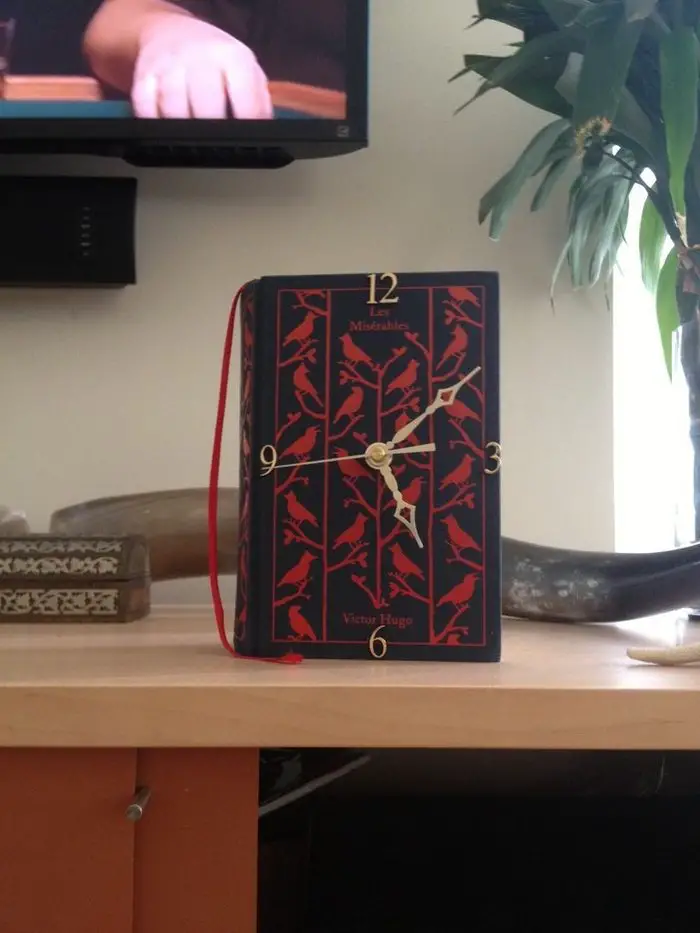 DIY Book Clock