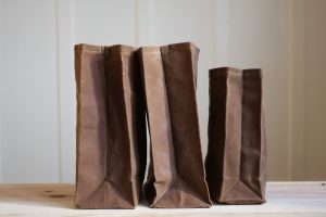 DIY Brown Lunch Bag