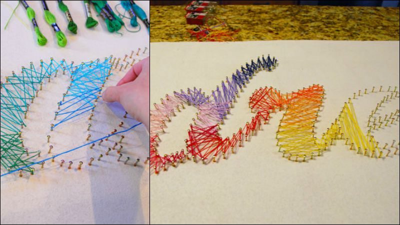 How To Make Fun String Art - DIY Crafts Tutorial - Guidecentral