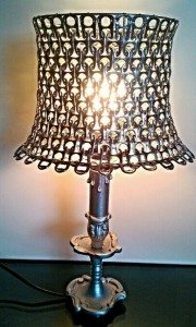 DIY Soda Pop Tab Lamp Shade