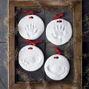 Salt Dough Foot Print Art