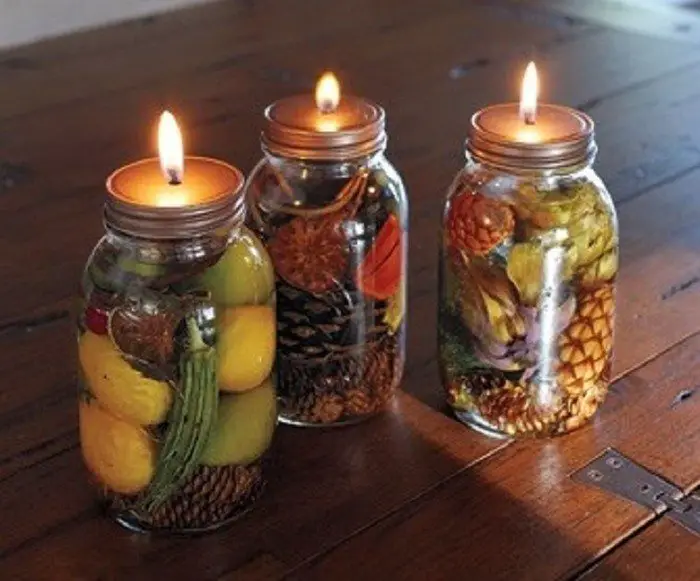 Scented Mason Jar Candles