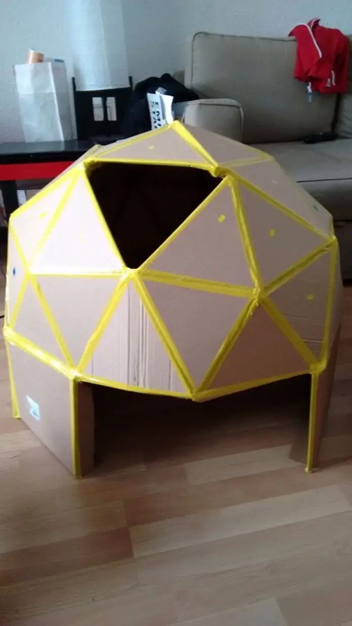 How to Build an Amazing Cardboard Play Dome 10 Steps Craft projects