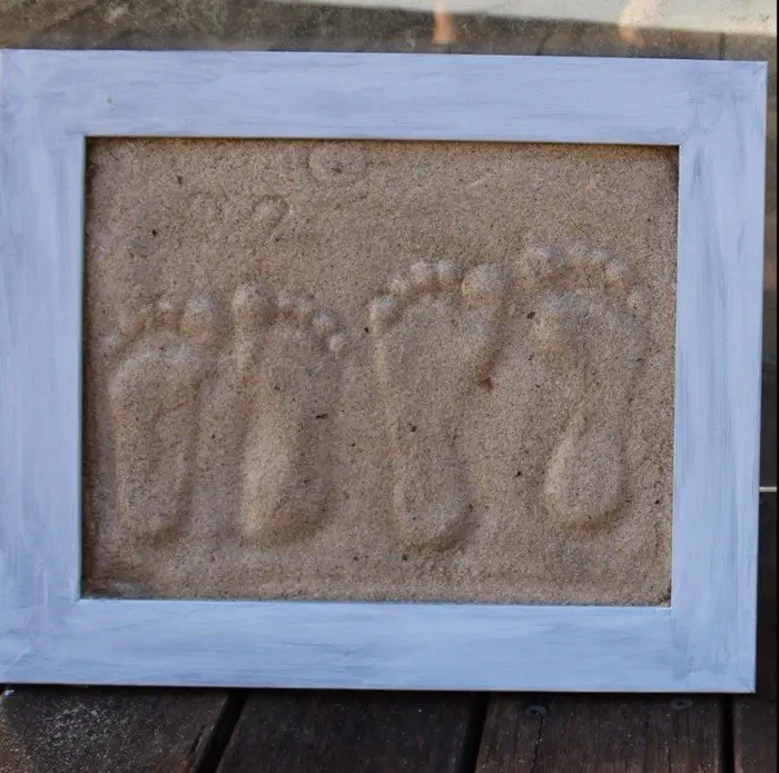 Sand Footprint Keepsakes