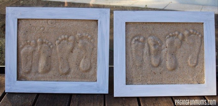 Sand Footprint Keepsakes