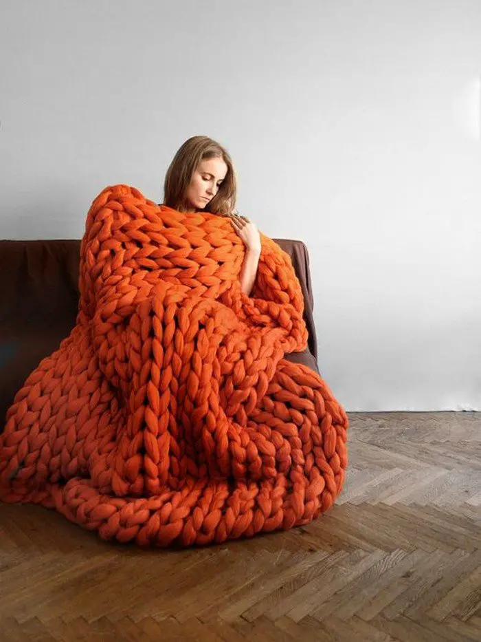 Chunky Knitted Blankets