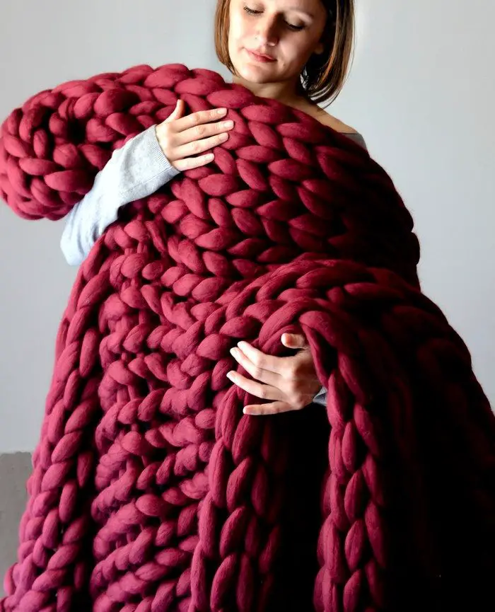 Chunky Knitted Blankets