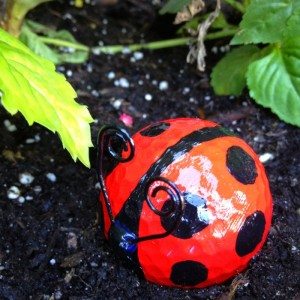 Golf Ball Ladybugs