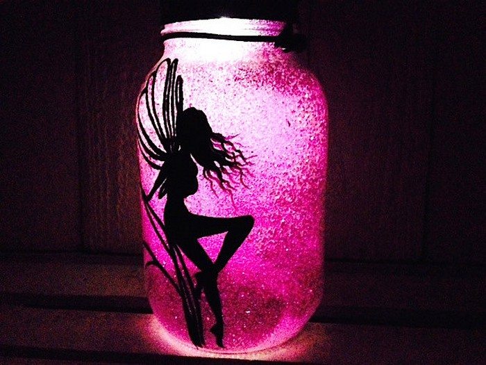 mason jar fairy lantern