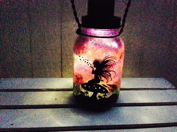 Mason Jar Fairy Lantern