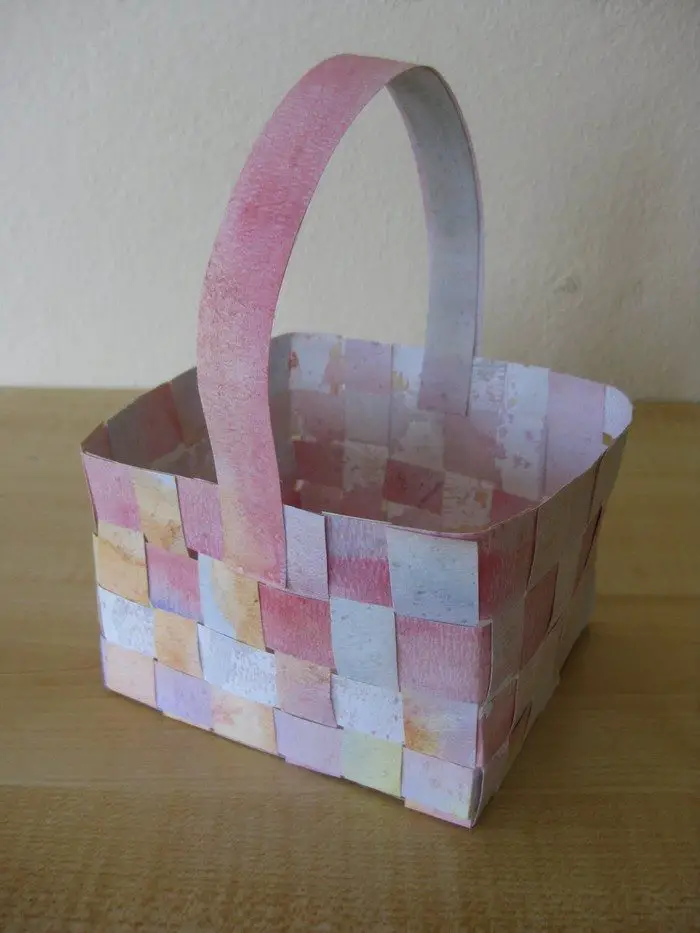 Woven Paper Easter Basket Samples