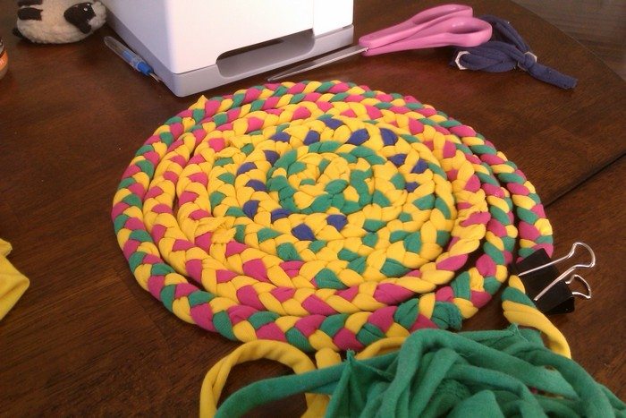 Braided T-Shirt Rug