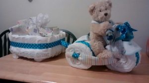 Tricycle Diaper Cake