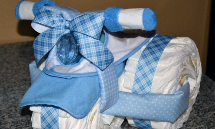 Tricycle sales diaper cake