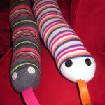 Make a sock snake out of your mismatched socks! | Craft projects for ...