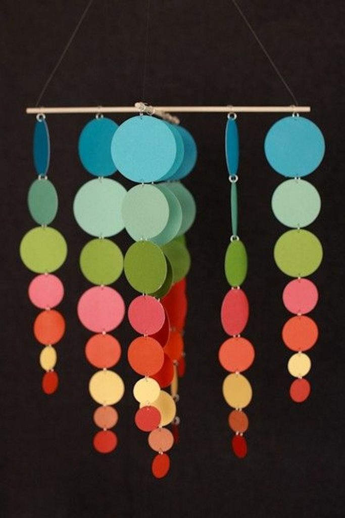 Decorate Your Home With a DIY Paint Swatch Chandelier in 4 Creative ...