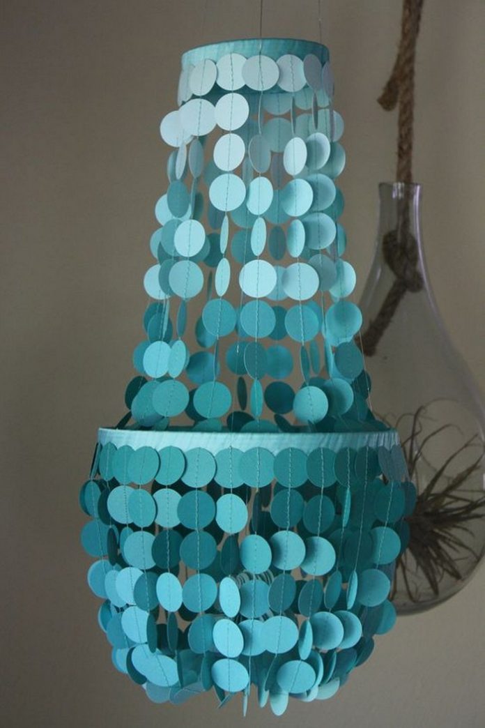 Decorate Your Home With a DIY Paint Swatch Chandelier in 4 Creative ...