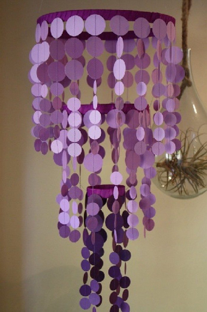 Decorate Your Home With a DIY Paint Swatch Chandelier in 4