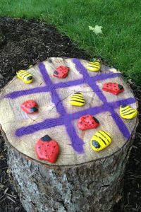 DIY Outdoor Tic Tac Toe