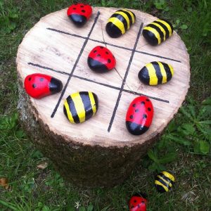 DIY Outdoor Tic Tac Toe