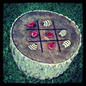 DIY Outdoor Tic Tac Toe