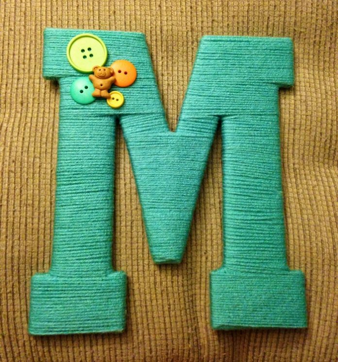 Make beautiful ombre yarn monogram letters! – Craft projects for every fan!