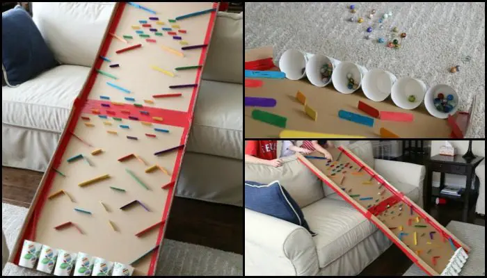 DIY Marble Run From Recycled Cardboard