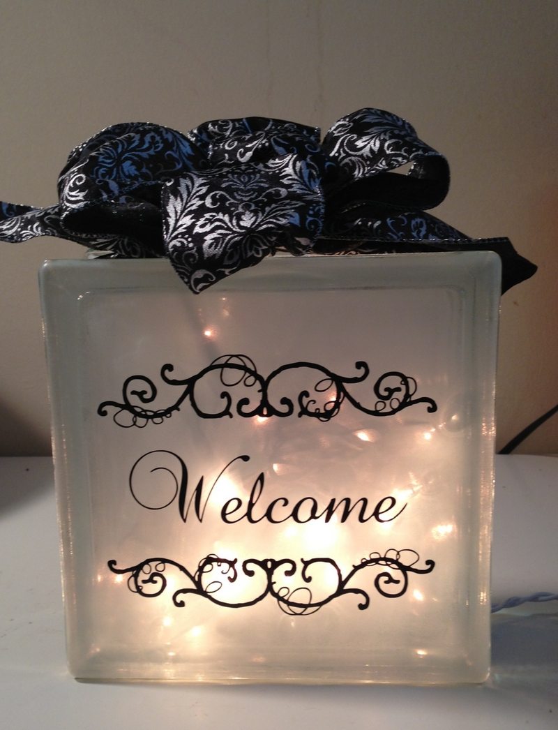 Glass Block Crafts Ideas For Cricut Projects