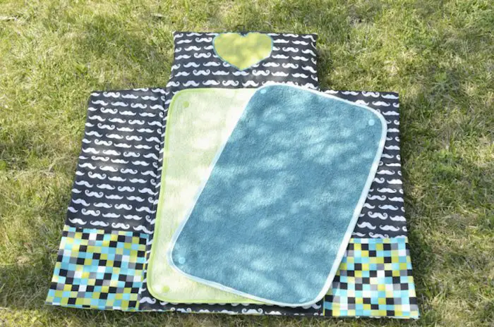 DIY baby changing mat