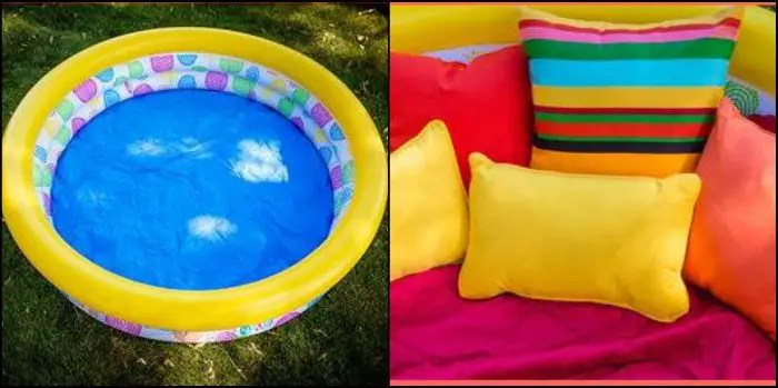 kiddie pool outdoor lounge