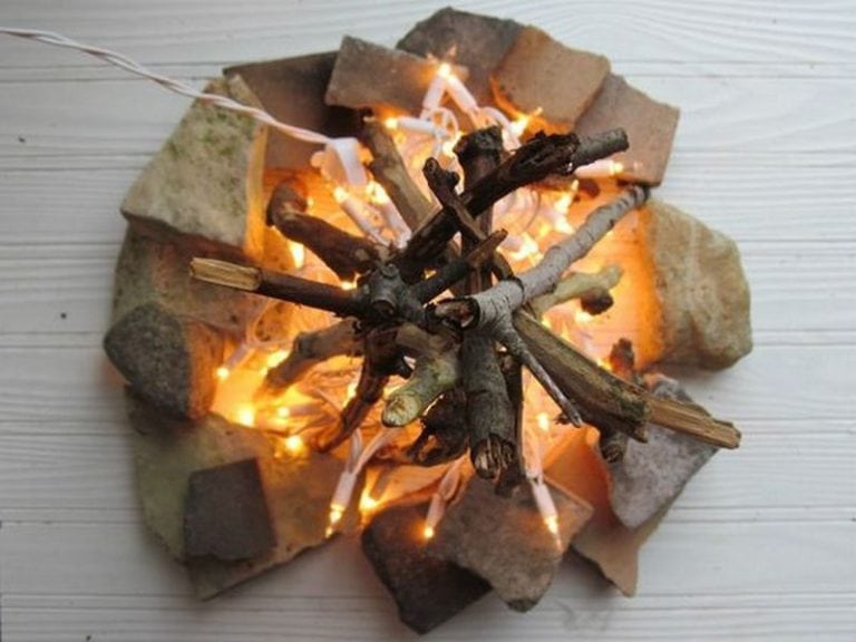 DIY Flameless Fire Pit | 4 Simple Steps – Craft projects for every fan!